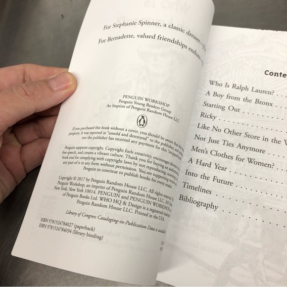 Who is.. Ralph Lauren? Paperback Book - Picture 2 of 5